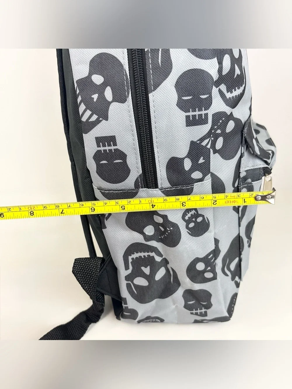Skull & Roses 🌹💀Goth Punk Backpack New Without Tags - Picture 11 of 13